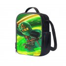 Lego Ninjago Lloyd Garmadon Green Ninja 10" Kids School Travel Insulated Lunch Bag Box Black #03