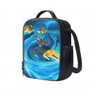 Lego Ninjago Jay Walker Lightning Ninja 10" Kids School Travel Insulated Lunch Bag Box Black #05