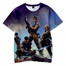 Fortnite Battle Royale Games Kids Short Sleeve T-Shirt Clothing Costume 100-150cm Q-0035