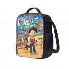 PAW Patrol Cartoon 10" Kids School Travel Insulated Lunch Bag Box Black #03