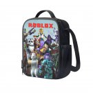 Roblox Games 10" Kids School Travel Insulated Lunch Bag Box Black #04