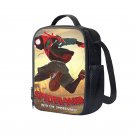 Spider-Man: Into the Spider-Verse Cartoon 10" Kids School Travel Insulated Lunch Bag Box Black #02