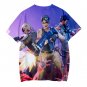 Fortnite Battle Royale Games Kids Short Sleeve T-Shirt Clothing Costume 100-150cm Q-0038