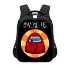 Among Us Games 13" Kids School Book Travel Bag Backpack Black #02