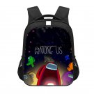 Among Us Games 13" Kids School Book Travel Bag Backpack Black #05