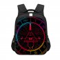 Gravity Falls Bill Cipher Cartoon 16" Kids School Book Travel Bag Backpack Black #02