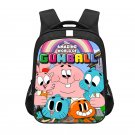The Amazing World of Gumball Cartoon 16" Kids School Book Travel Bag Backpack Black #06
