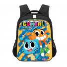 The Amazing World of Gumball Cartoon 16" Kids School Book Travel Bag Backpack Black #07