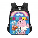 The Amazing World of Gumball Cartoon 16" Kids School Book Travel Bag Backpack Black #10