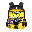 Lego Batman Cartoon 16" Kids School Book Travel Bag Backpack Black #03