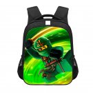 Lego Ninjago Lloyd Garmadon Green Ninja 16" Kids School Book Travel Bag Backpack Black #03