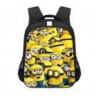 Minion Despicable Me Cartoon 16" Kids School Book Travel Bag Backpack Black #03