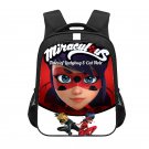 Miraculous: Tales Of Ladybug & Cat Noir Cartoon 16" Kids School Book Travel Bag Backpack Black #03
