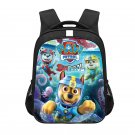 Paw Patrol Cartoon 16" Kids School Book Travel Bag Backpack Black #04