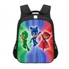 PJ Masks Cartoon 16" Kids School Book Travel Bag Backpack Black #05