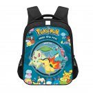 Pokemon Johto League 16" Kids School Book Travel Bag Backpack Black #12