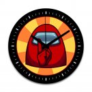 Among Us 12" Kids Round Wall Clock Bedroom Bed Room Decoration #03