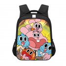 The Amazing World of Gumball Cartoon 13" Kids School Book Travel Bag Backpack Black #02