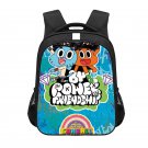 The Amazing World of Gumball Cartoon 13" Kids School Book Travel Bag Backpack Black #08