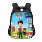 Paw Patrol Cartoon 13" Kids School Book Travel Bag Backpack Black #01