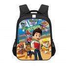 Paw Patrol Cartoon 13" Kids School Book Travel Bag Backpack Black #03