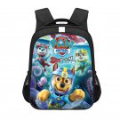 Paw Patrol Cartoon 13" Kids School Book Travel Bag Backpack Black #04