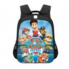 Paw Patrol Cartoon 13" Kids School Book Travel Bag Backpack Black #05