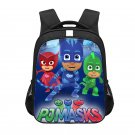 PJ Masks Cartoon 13" Kids School Book Travel Bag Backpack Black #06