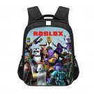 Roblox 13" Kids School Book Travel Bag Backpack Black #04