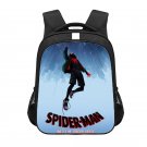 Spider-Man: Into the Spider-Verse Cartoon 13" Kids School Book Travel Bag Backpack Black #05