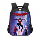 Spider-Man: Into the Spider-Verse Cartoon 13" Kids School Book Travel Bag Backpack Black #07