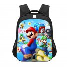 Super Mario 3D World 13" Kids School Book Travel Bag Backpack Black #03