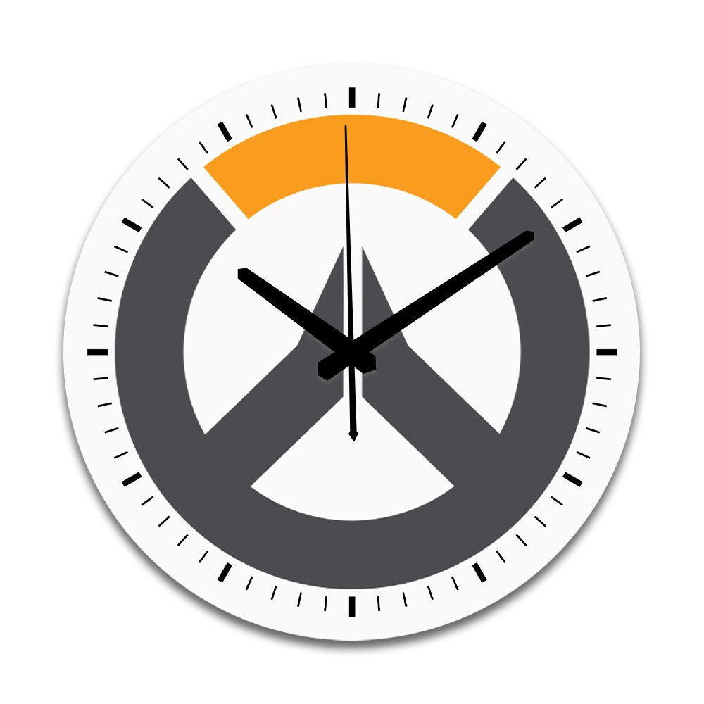 Overwatch Games 12" Round Wall Clock Bedroom Bed Room Decoration #01