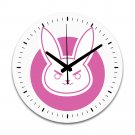 Overwatch Games D.Va 12" Round Wall Clock Bedroom Bed Room Decoration #02