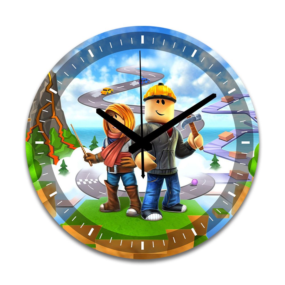 Roblox 12" Kids Round Wall Clock Bedroom Bed Room Decoration #05