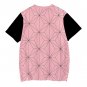 Demon Slayer Anime Nezuko Kamado Kids Short Sleeve T-Shirt Clothing Costume 100-150cm E-5509