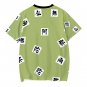 Demon Slayer Anime Gyomei Himejima Kids Short Sleeve T-Shirt Clothing Costume 100-150cm E-5524