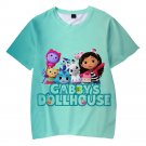 Gabby's Dollhouse Cartoon Kids Short Sleeve T-Shirt Clothing Costume 100-150cm WP-03819