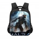 Halo Master Chief 13" Kids School Book Travel Bag Backpack Black #02