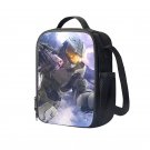 Halo Master Chief 10" Kids School Travel Insulated Lunch Bag Box Black #09