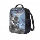 Halo Spartan Assault Master Chief 10" Kids School Travel Insulated Lunch Bag Box Black #08