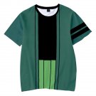 One Piece Anime Straw Hat Roronoa Zoro Kids T-Shirt Clothing Costume 100-150cm N-07547