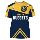 Denver Nuggets Adult Short Sleeve T-Shirt Clothing Size S-4XL