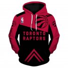 Toronto Raptors Adult Long Sleeve All Over Pullover Hoodie Clothing Size S-4XL