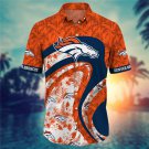 Denver Broncos Adult All Over Men's Hawaiian Shirt S-4XL H02866