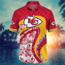 Kansas City Chiefs Adult All Over Men's Hawaiian Shirt S-4XL H02872