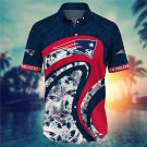 New England Patriots Adult All Over Men's Hawaiian Shirt S-4XL H02863