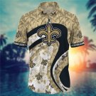 New Orleans Saints Adult All Over Men's Hawaiian Shirt S-4XL H02878