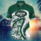 New York Jets Adult All Over Men's Hawaiian Shirt S-4XL H02875