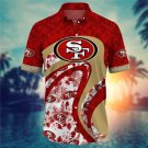San Francisco 49ers Adult All Over Men's Hawaiian Shirt S-4XL H02864